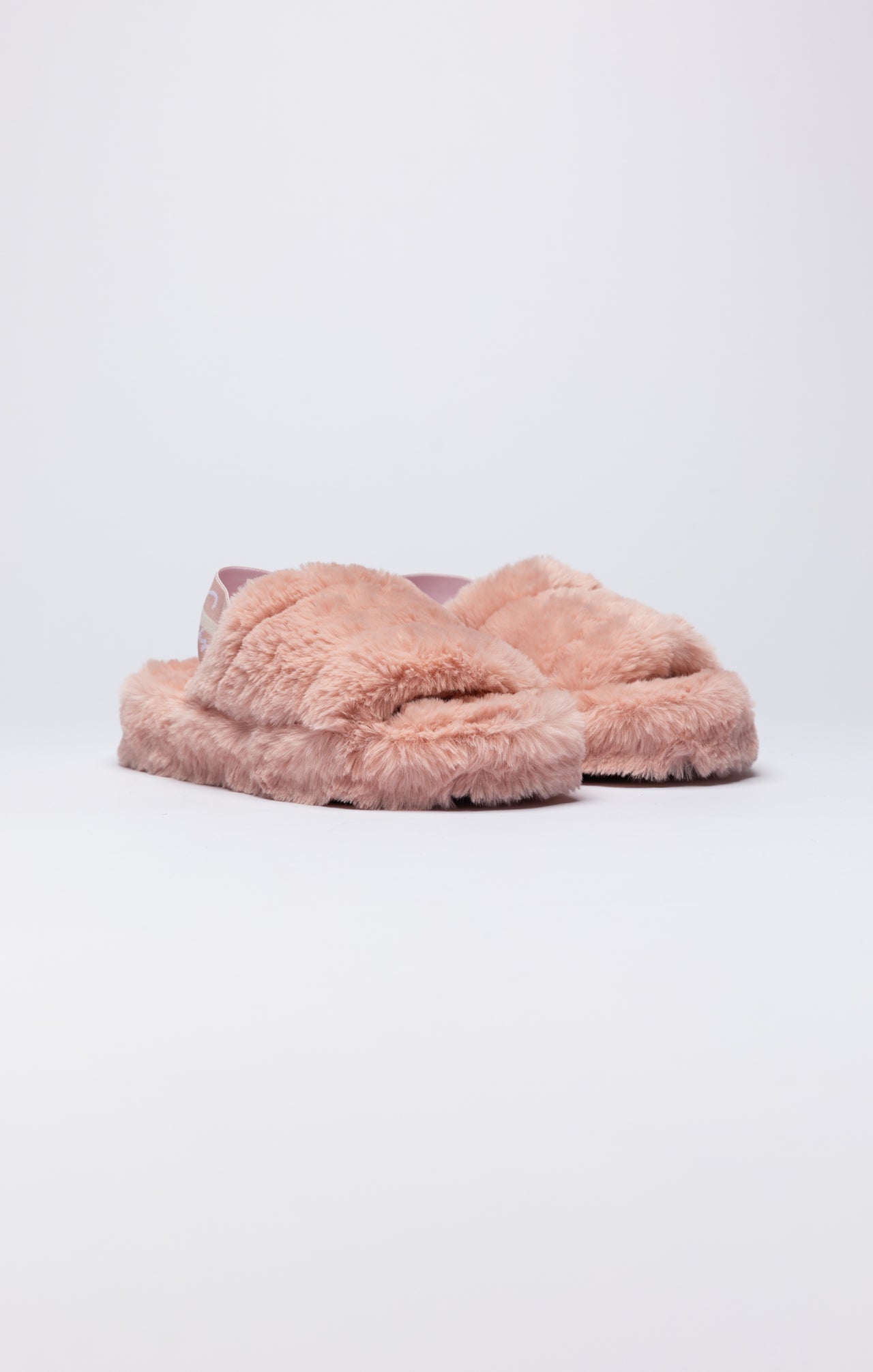 Pink Fluffy Slide Slipper (3)