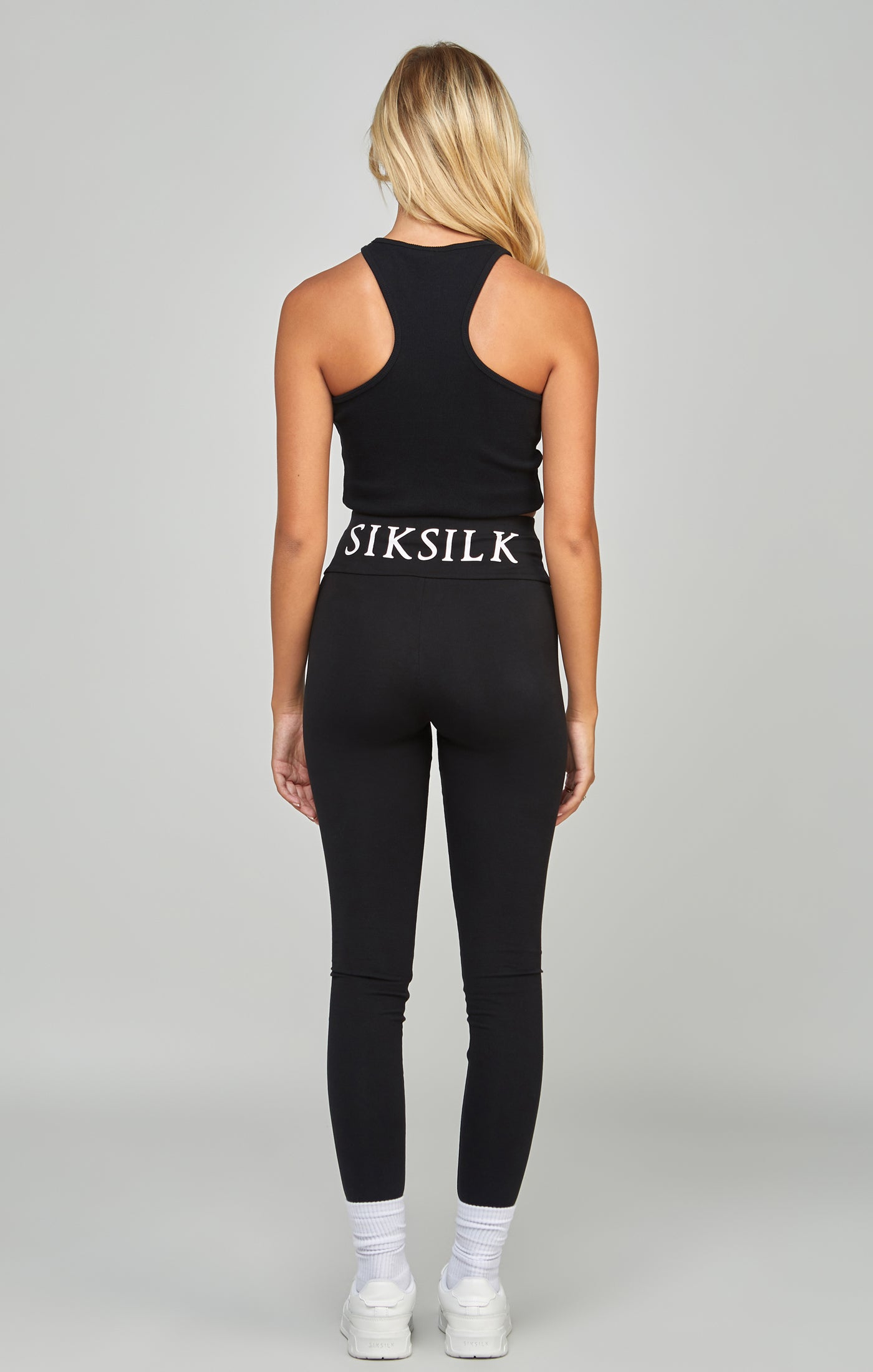 Black High Waist Leggings SikSilk IE