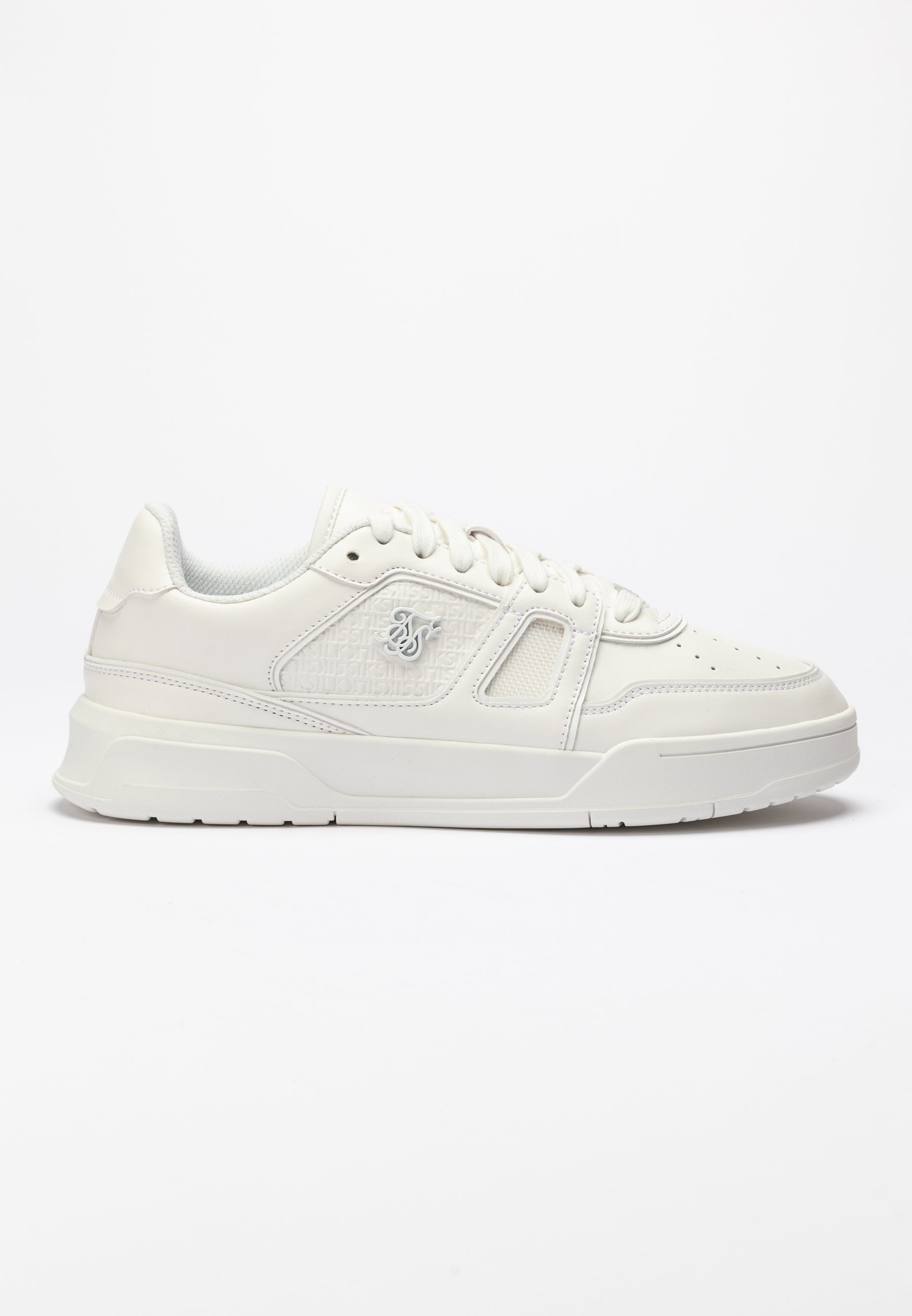 SikSilk Women's Off White Low Top Court Trainer