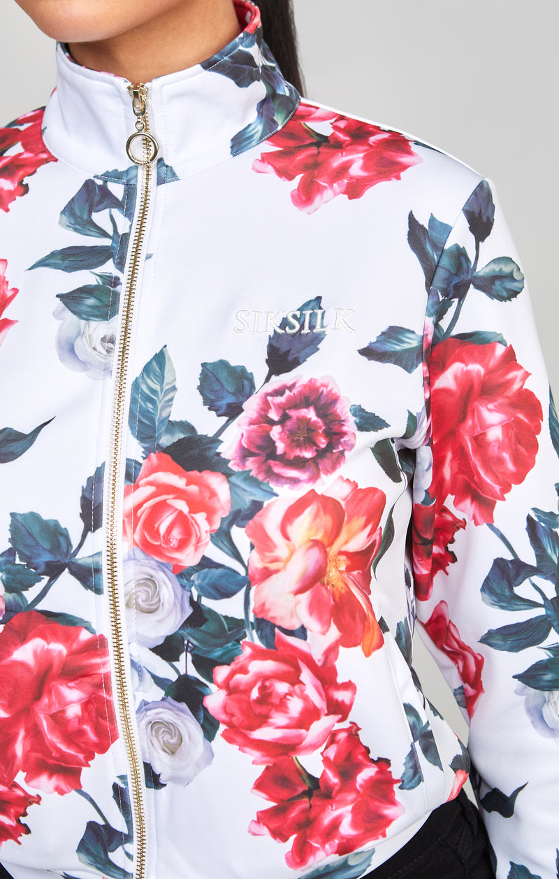 Ecru Floral Track Top (1)