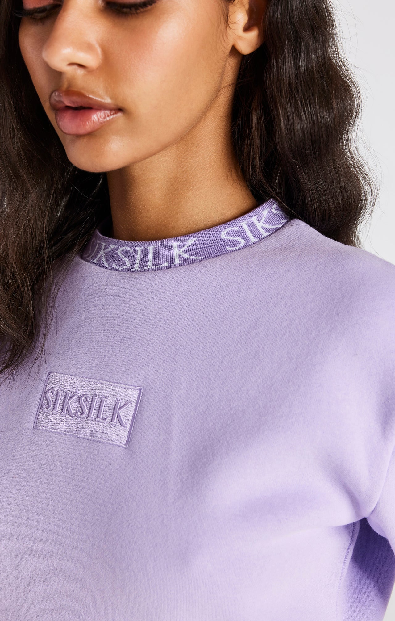 Lilac Crop Sweatshirt (1)