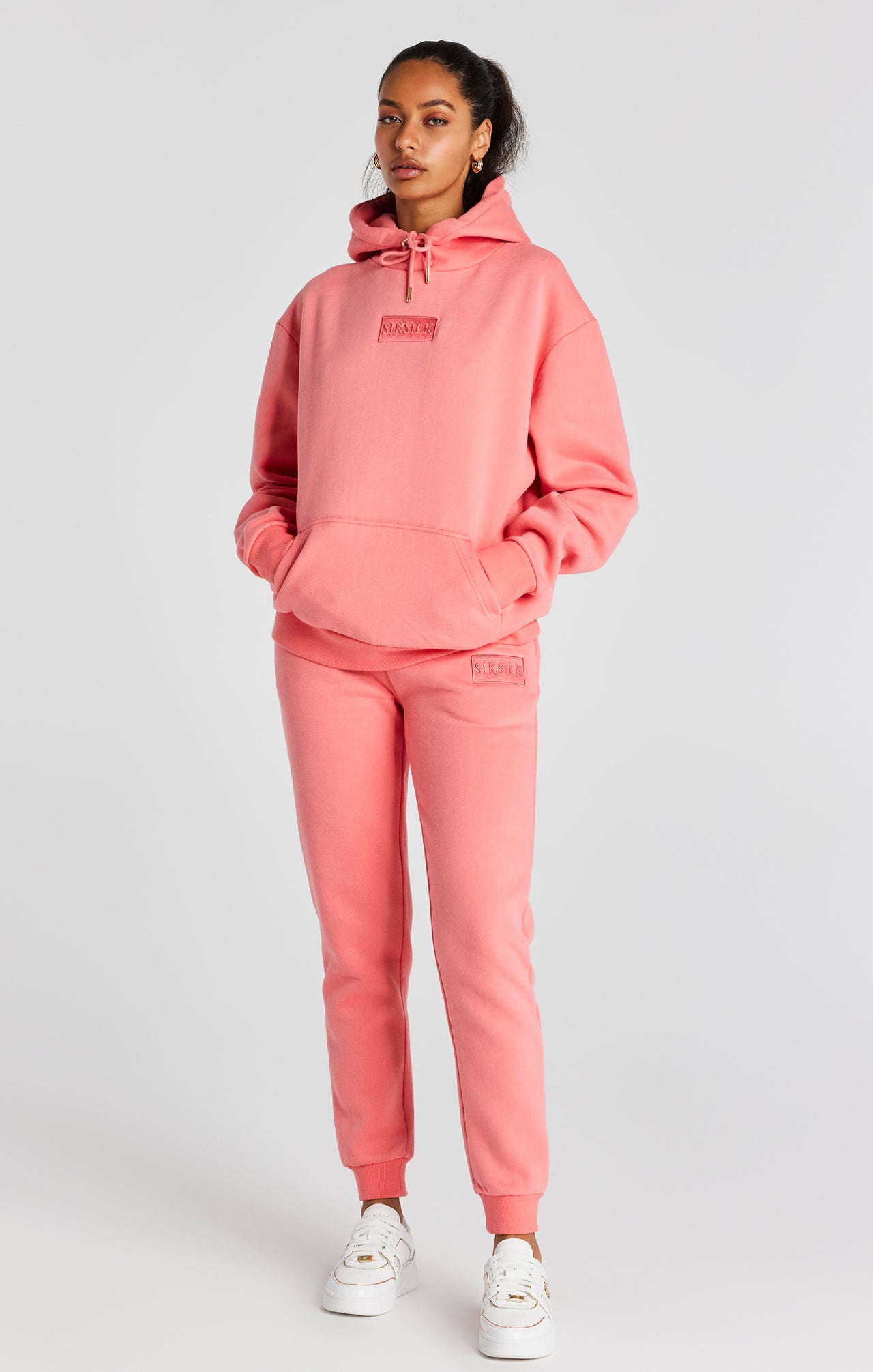 Coral Oversized Hoodie (2)