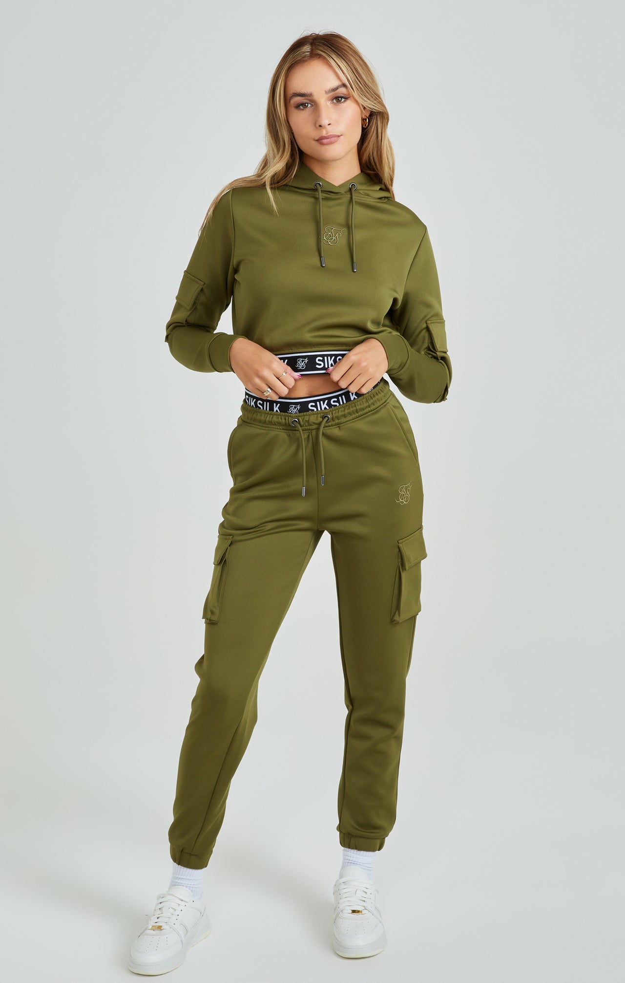 Khaki Cargo Pocket Track Pant (1)