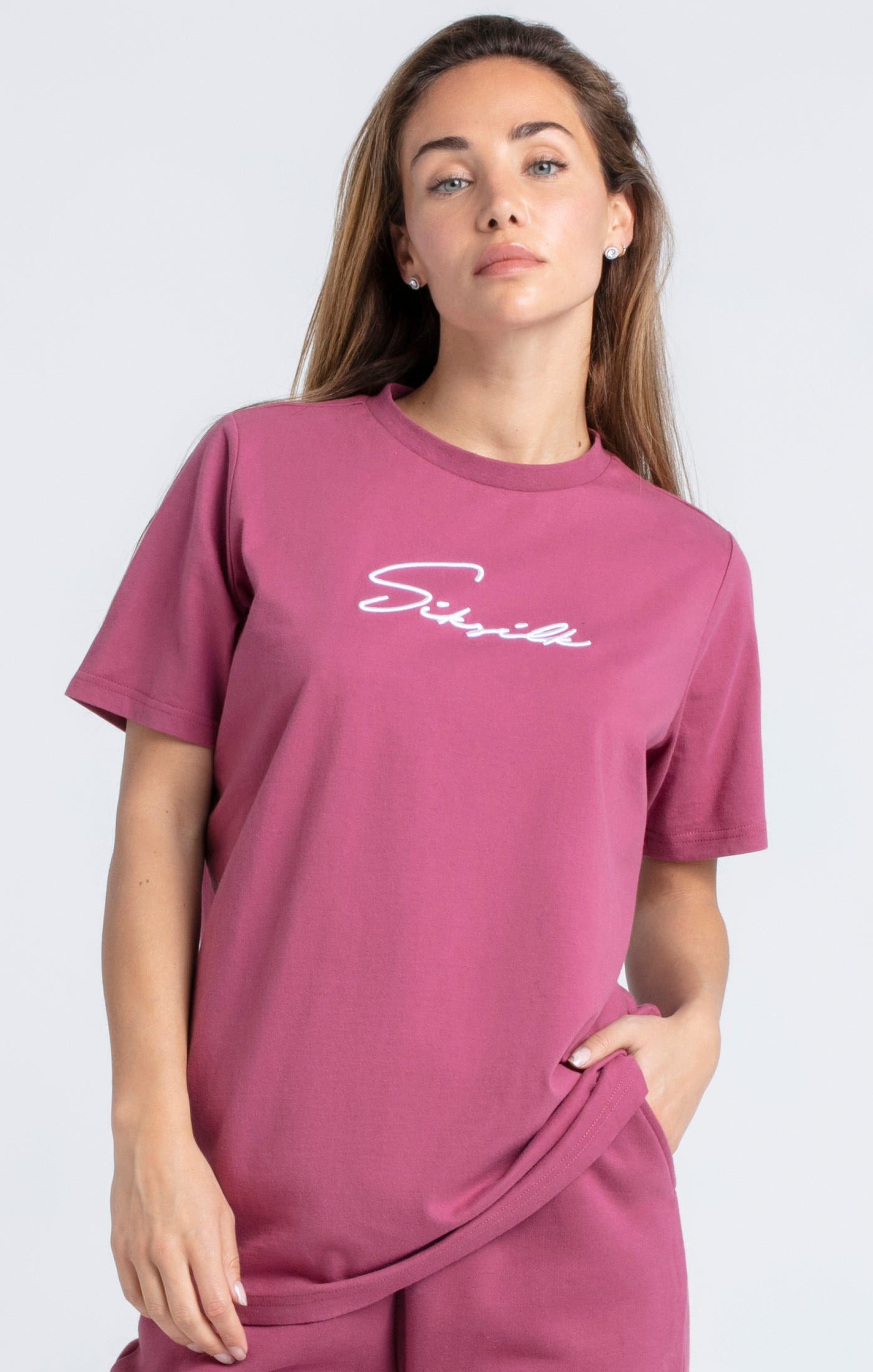 Load image into Gallery viewer, Pink Signature Boyfriend T-Shirt