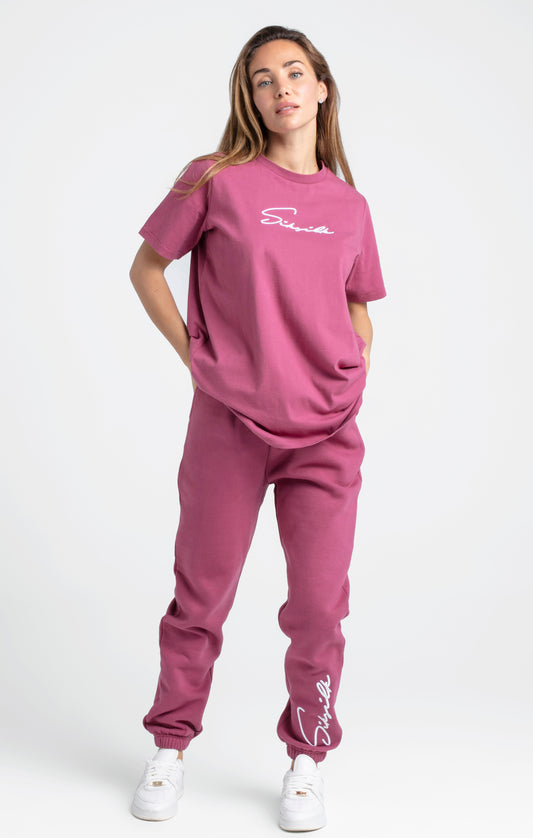 Pink Signature Boyfriend T-Shirt