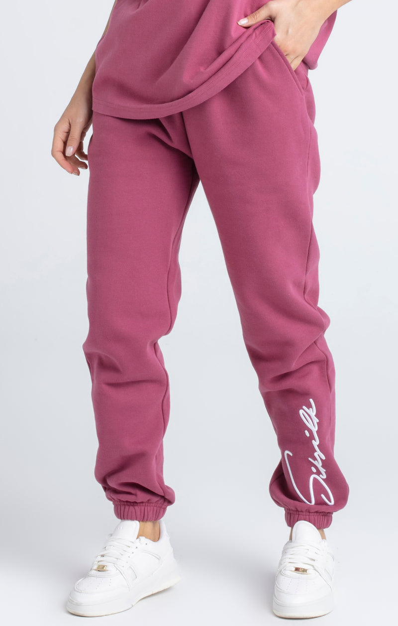 Pink Signature Joggers