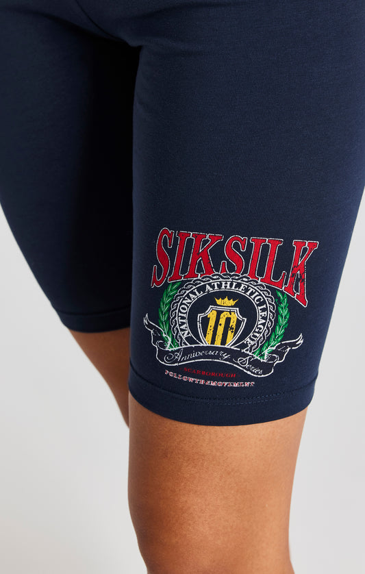Navy Varsity Cycle Short