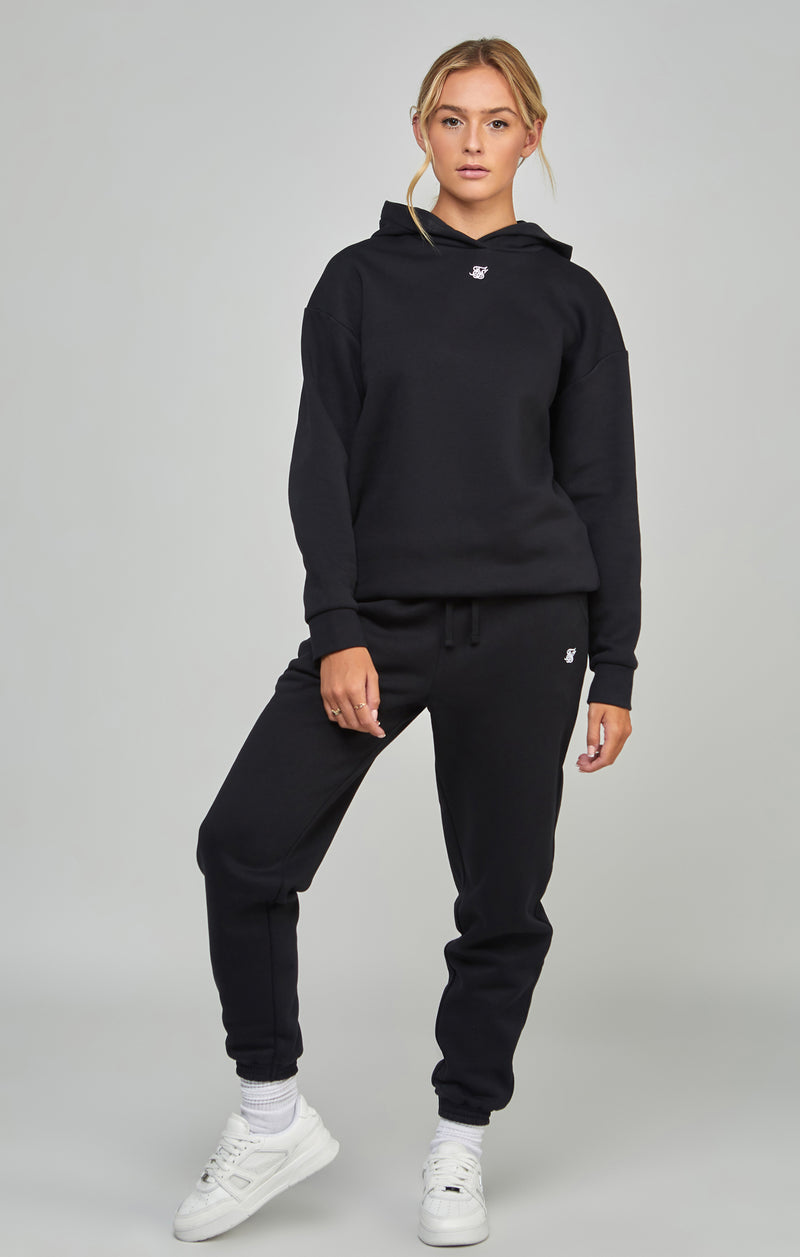 Black Essential Overhead Hoodie (1)