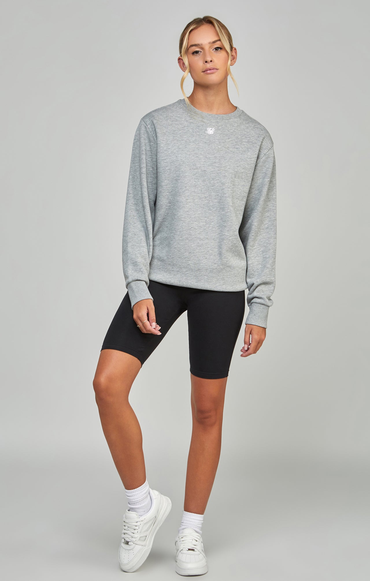 Grey Marl Essential Sweatshirt (1)