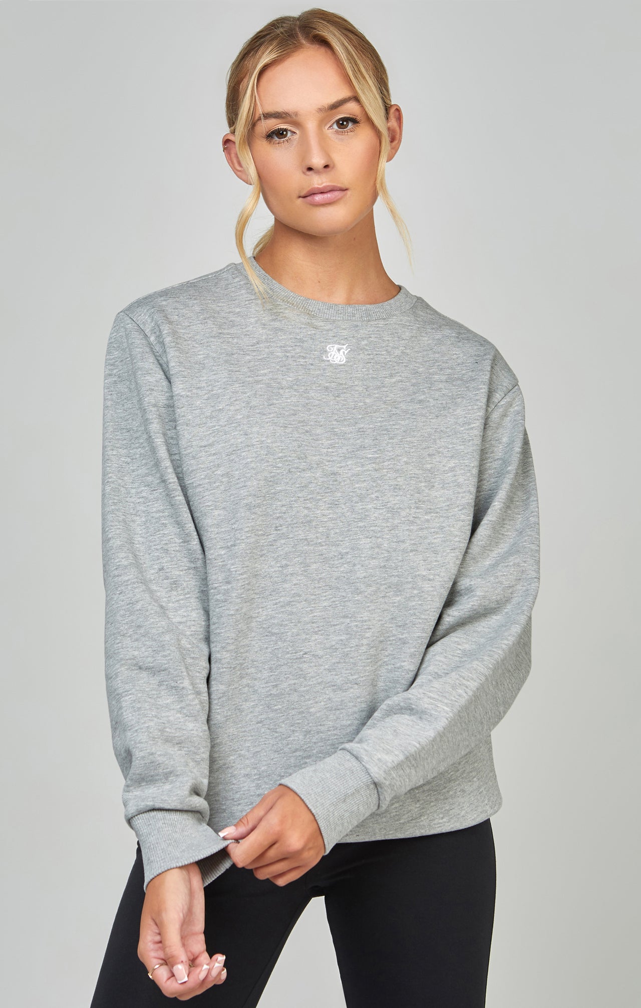 Grey Marl Essential Sweatshirt (3)