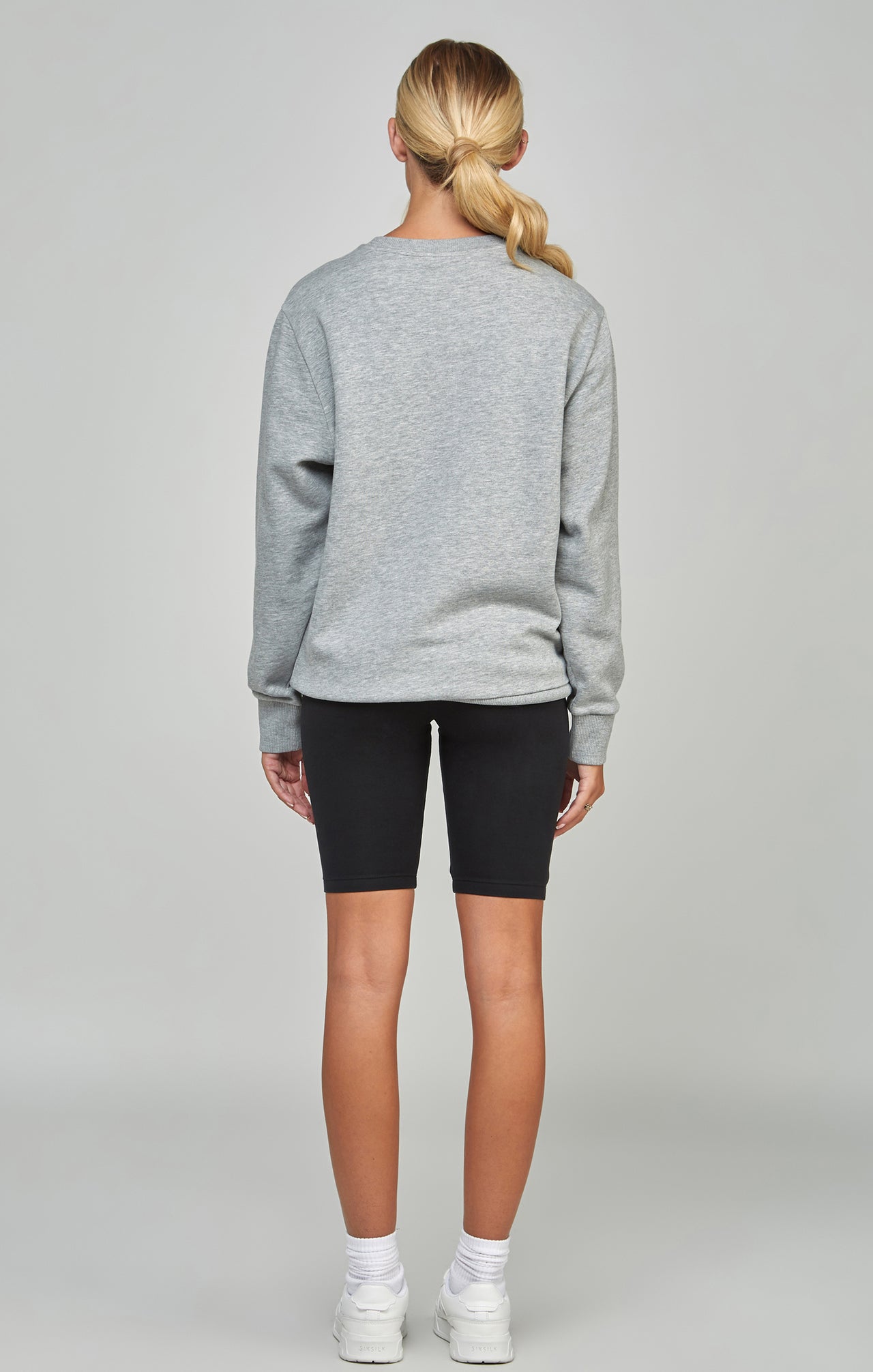 Grey Marl Essential Sweatshirt (4)