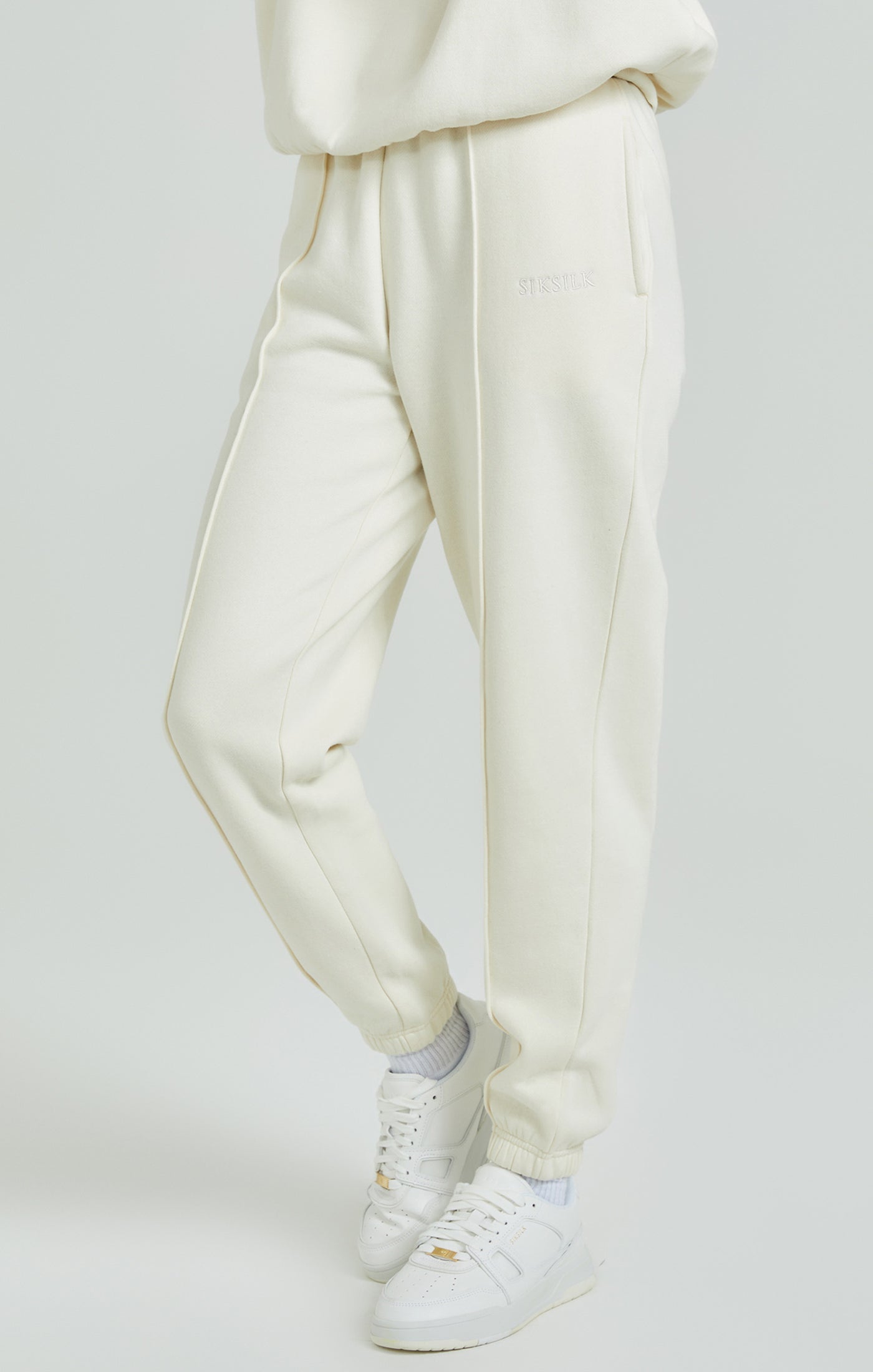 Load image into Gallery viewer, Ecru Oversized Joggers