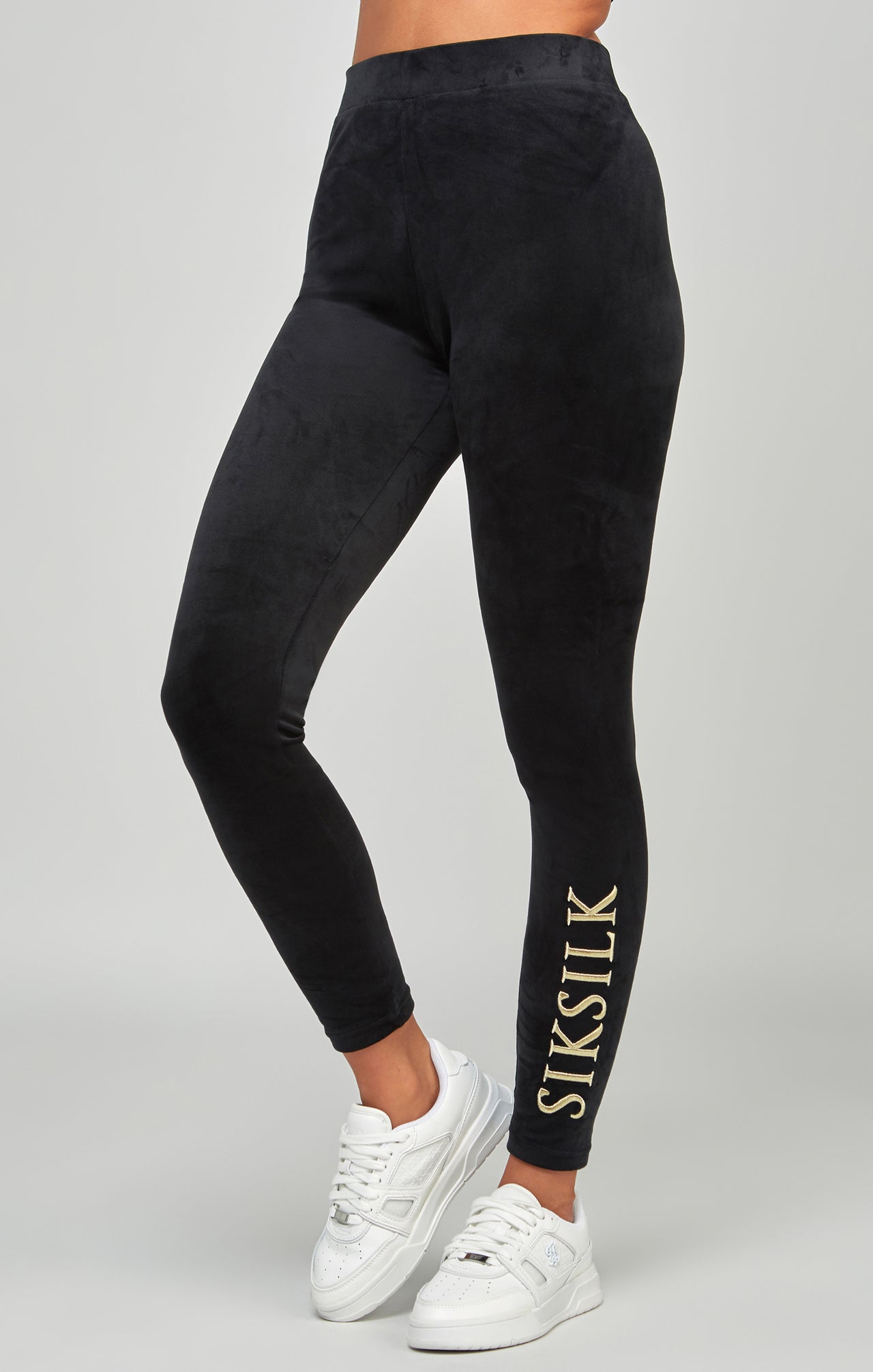 Black Velour Leggings