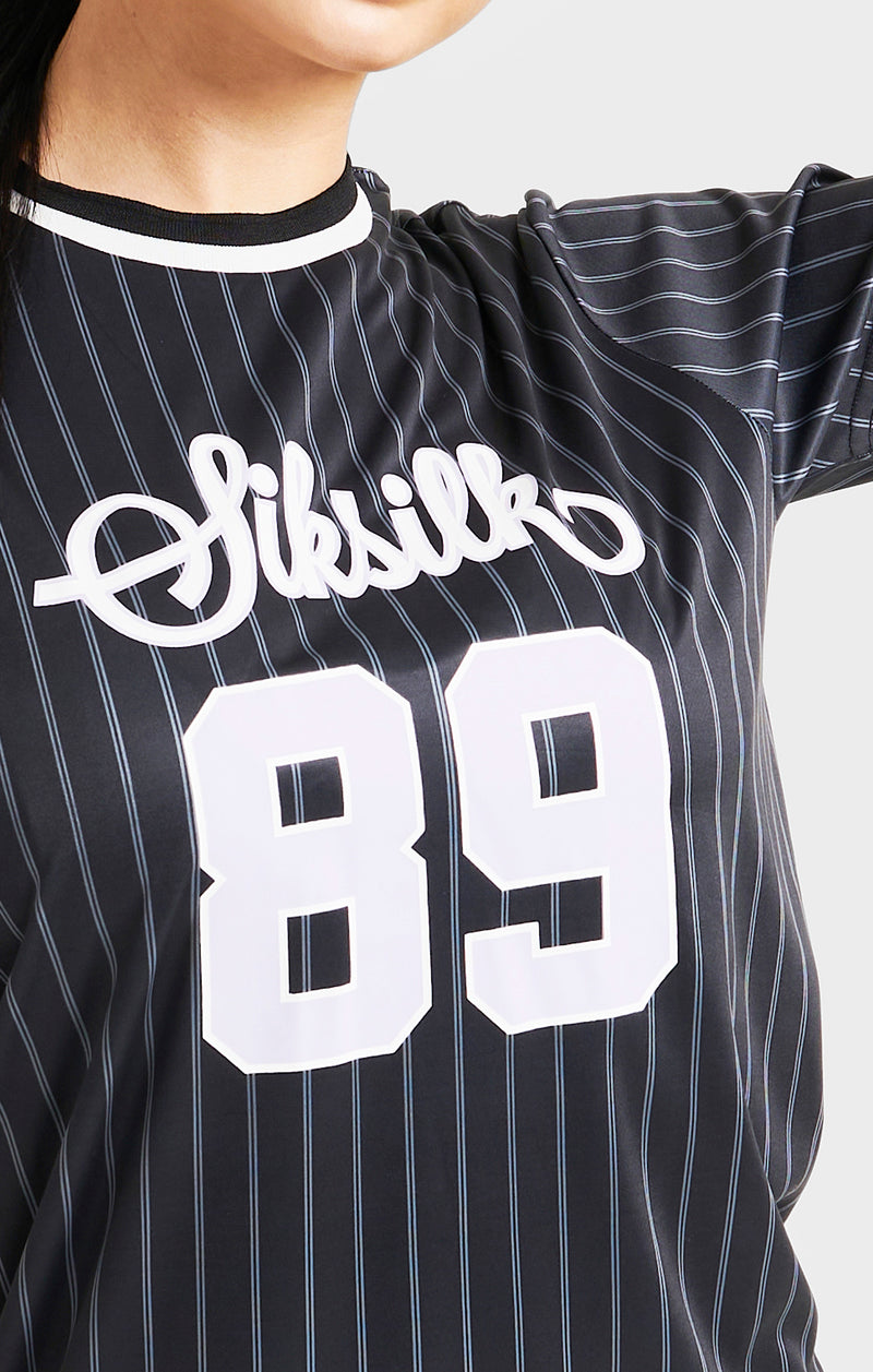 Black Pinstripe Basketball Dress (1)