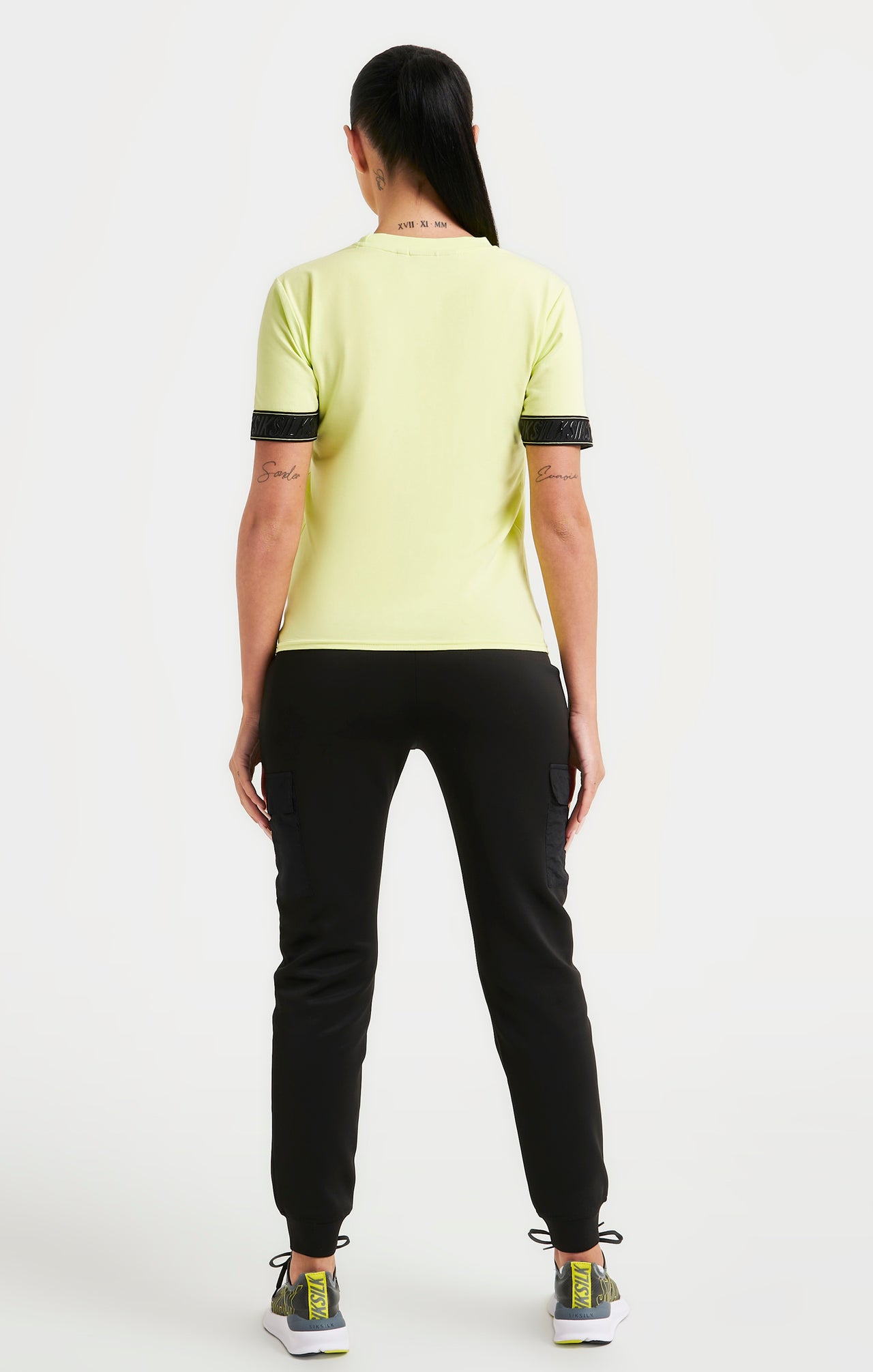 Yellow Taped Crop T-Shirt (4)