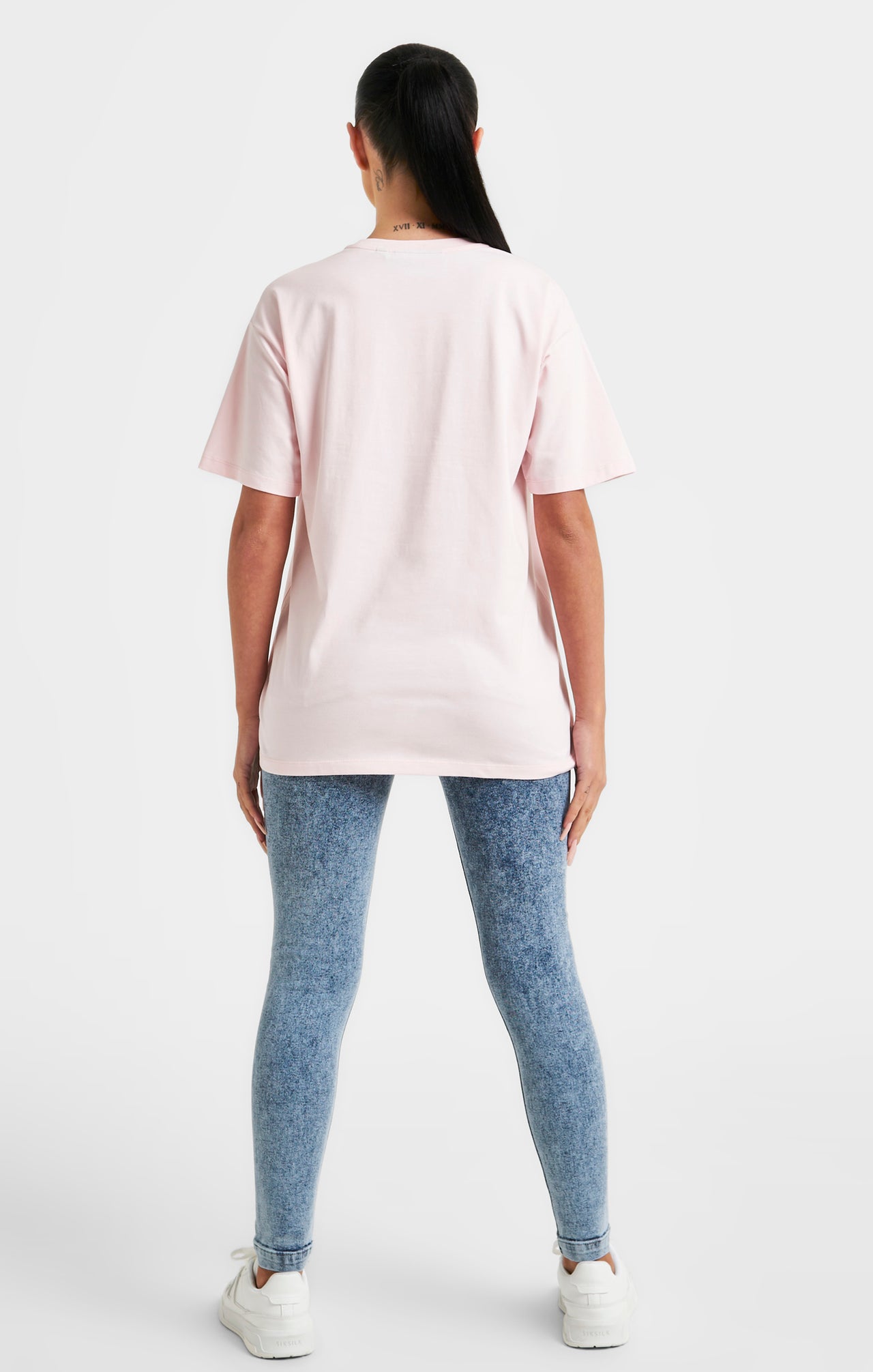 Pink Embroidered Boyfriend T-Shirt (4)