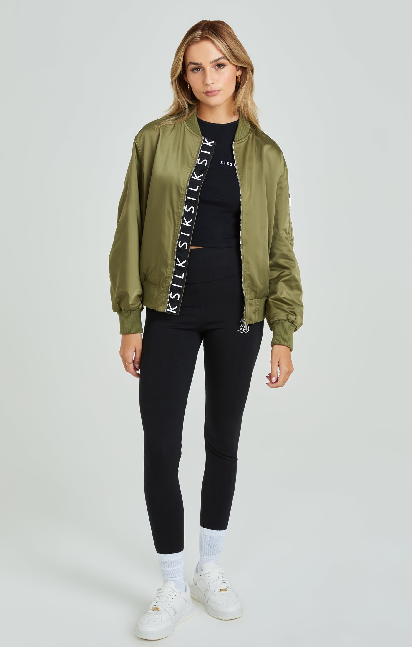 Load image into Gallery viewer, Khaki Classic Bomber (3)