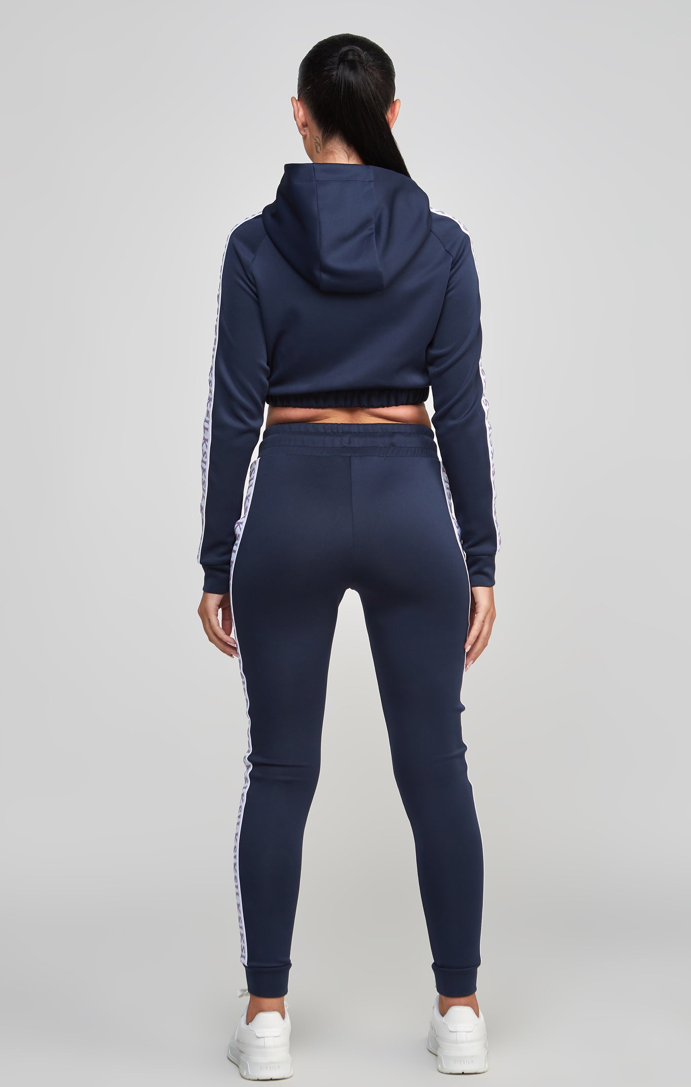 Load image into Gallery viewer, Navy Medley Tape Track Pant (4)