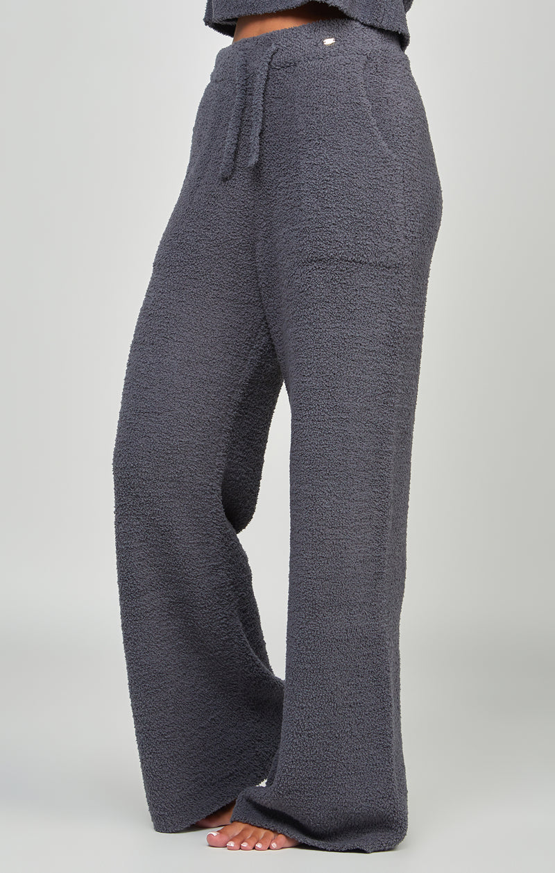 Charcoal Wide Leg Lounge Pant