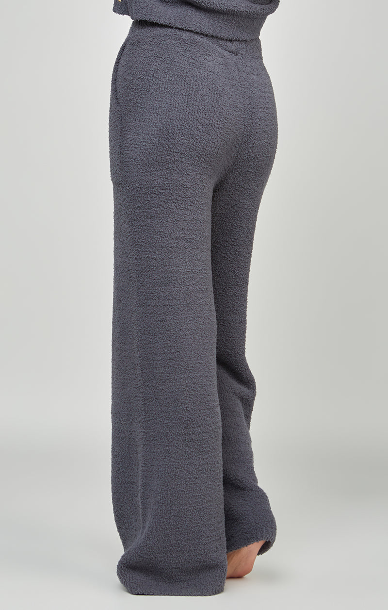 Charcoal Wide Leg Lounge Pant (1)