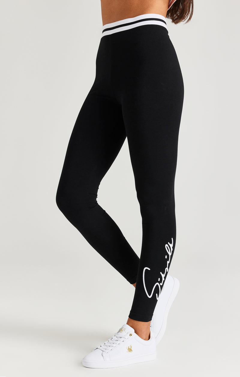 SikSilk Signature Leggings - Black