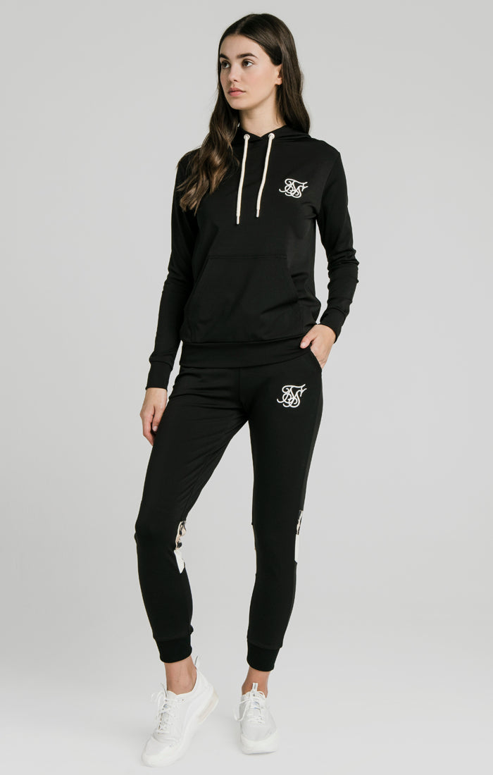 Load image into Gallery viewer, SikSilk Leopard Hooded Track Top – Black (2)