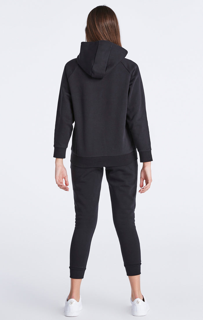 Girls Black Essentials Overhead Hoodie
