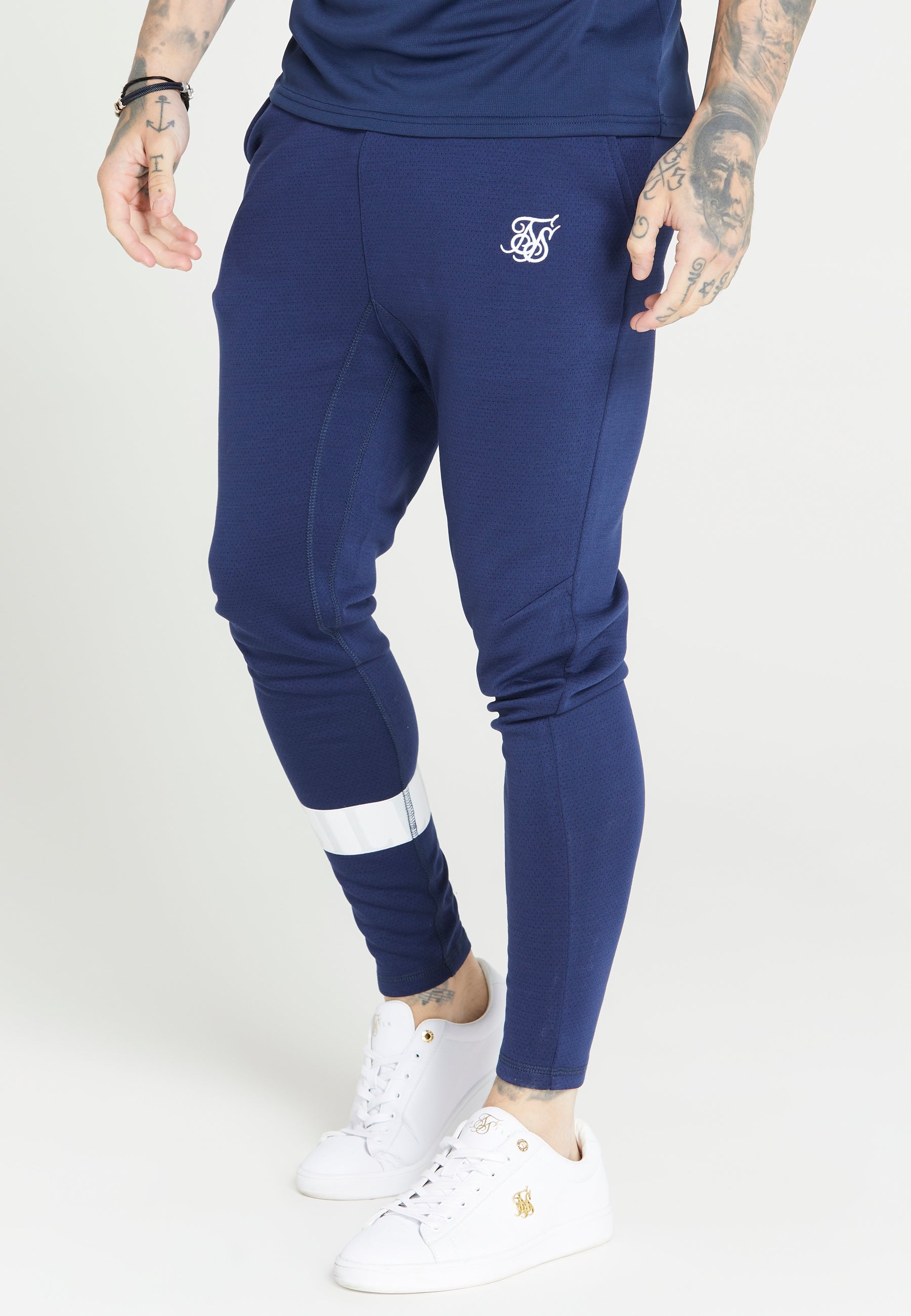 Load image into Gallery viewer, Navy Dynamic Track Pant