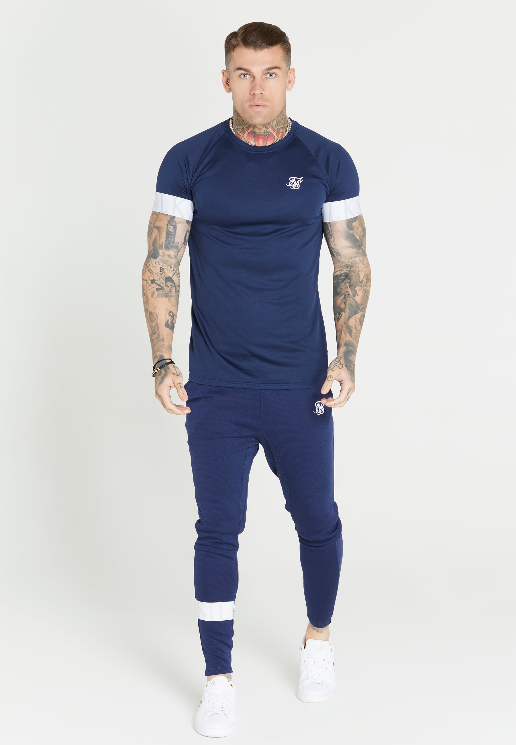 Load image into Gallery viewer, Navy Dynamic Track Pant (2)