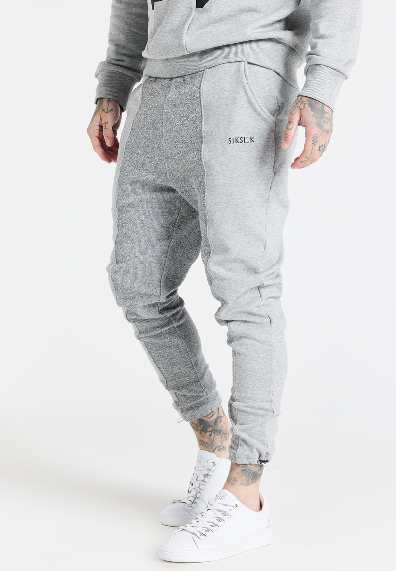 Grey Half And Half Toggle Pant