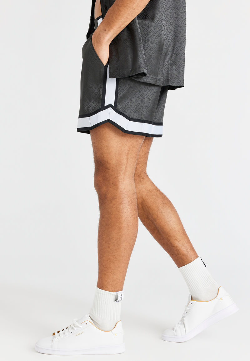 Grey Taped Smart Short (1)