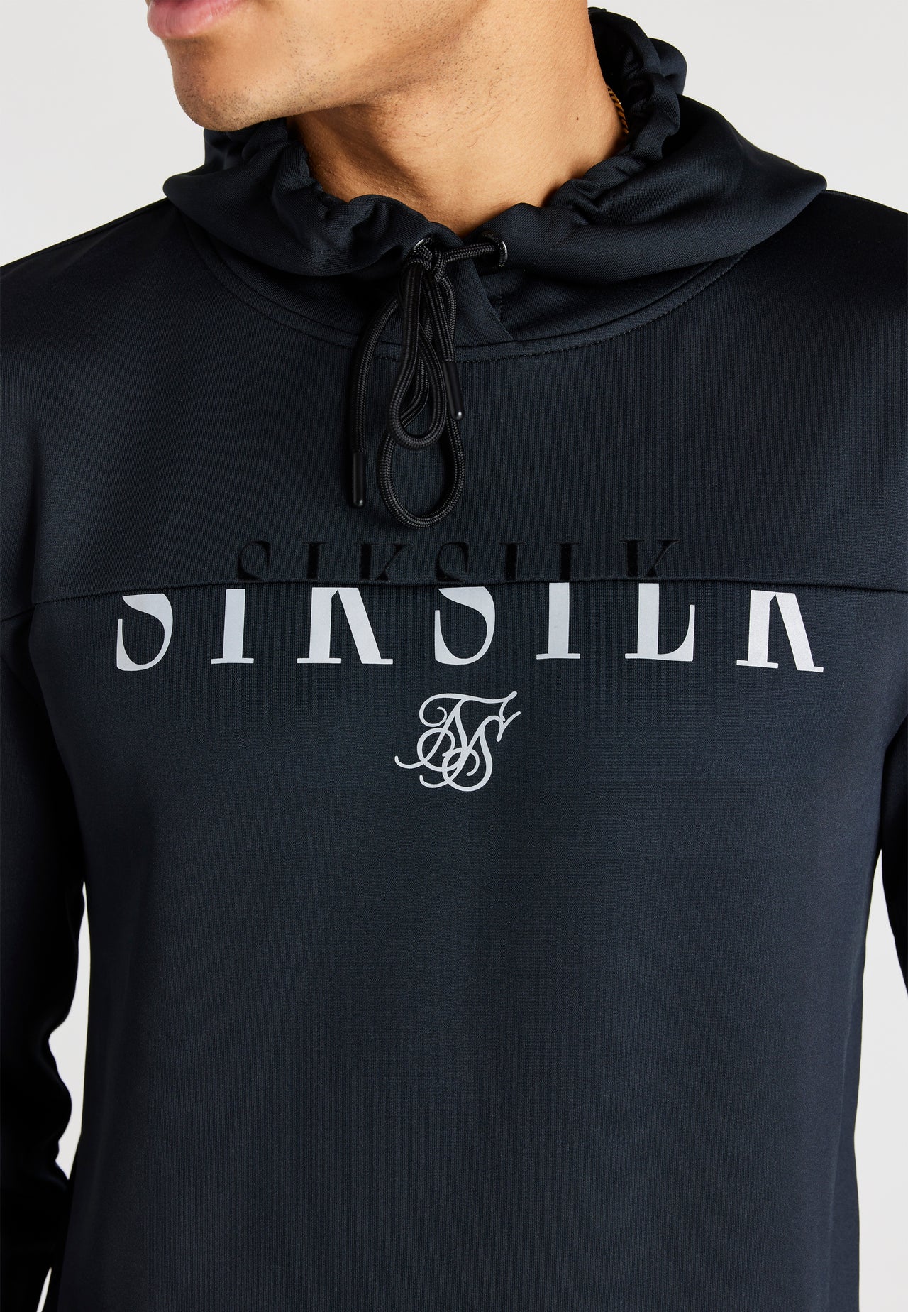 Black Division Reflective Overhead Hoodie (1)