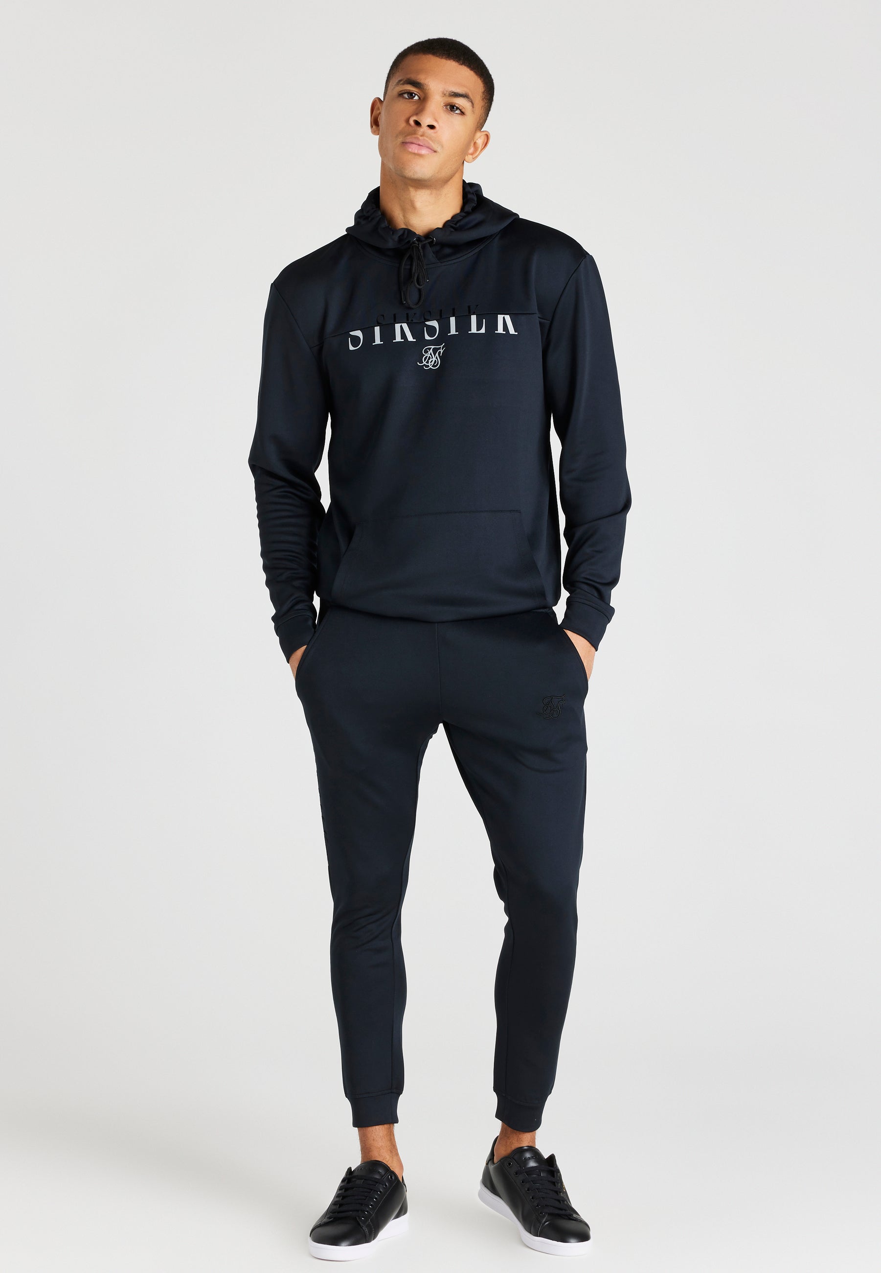 Load image into Gallery viewer, Black Division Reflective Overhead Hoodie (2)