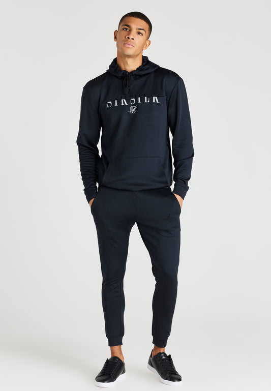 Black Division Reflective Overhead Hoodie