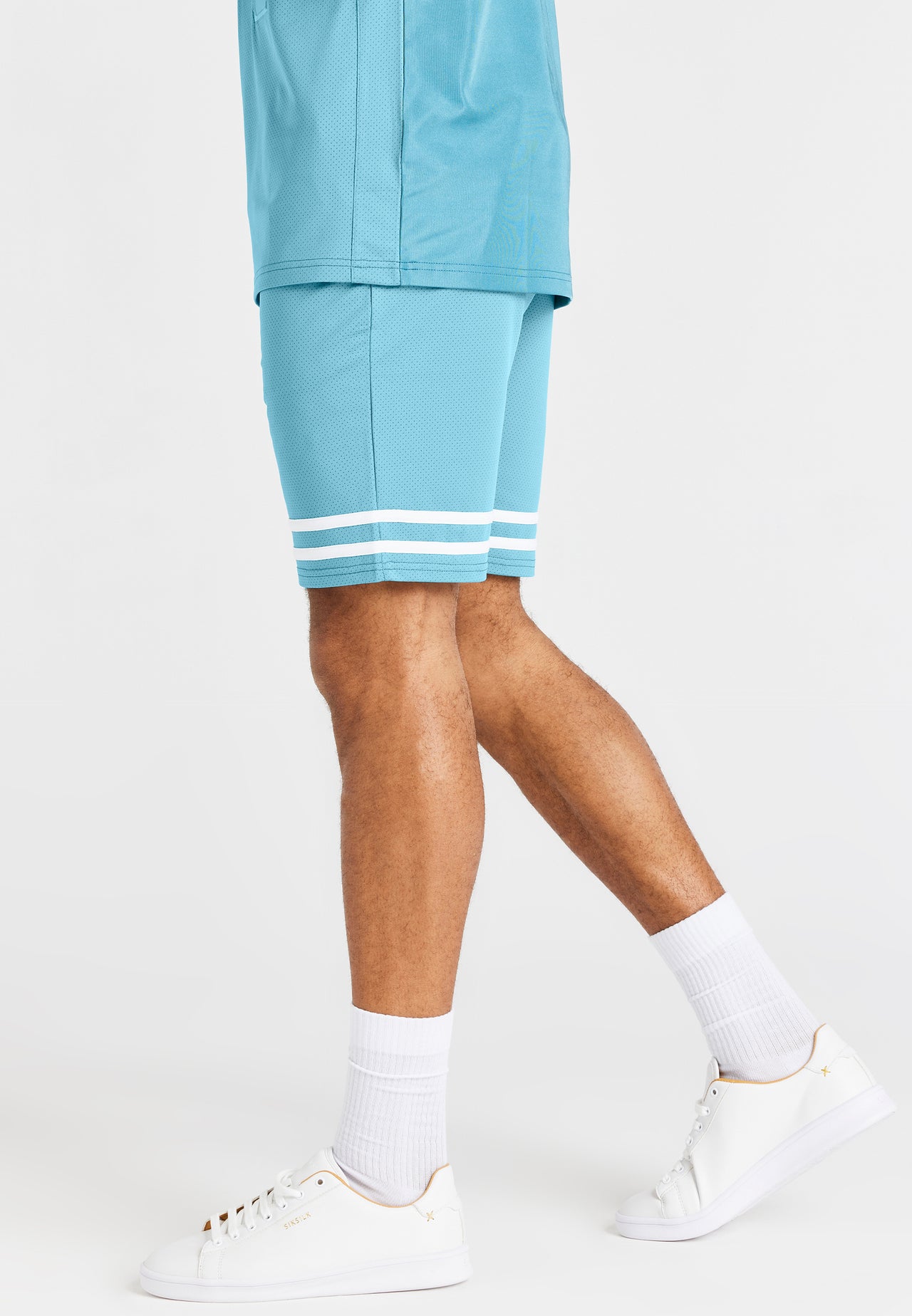Teal Relaxed Mesh Short (1)