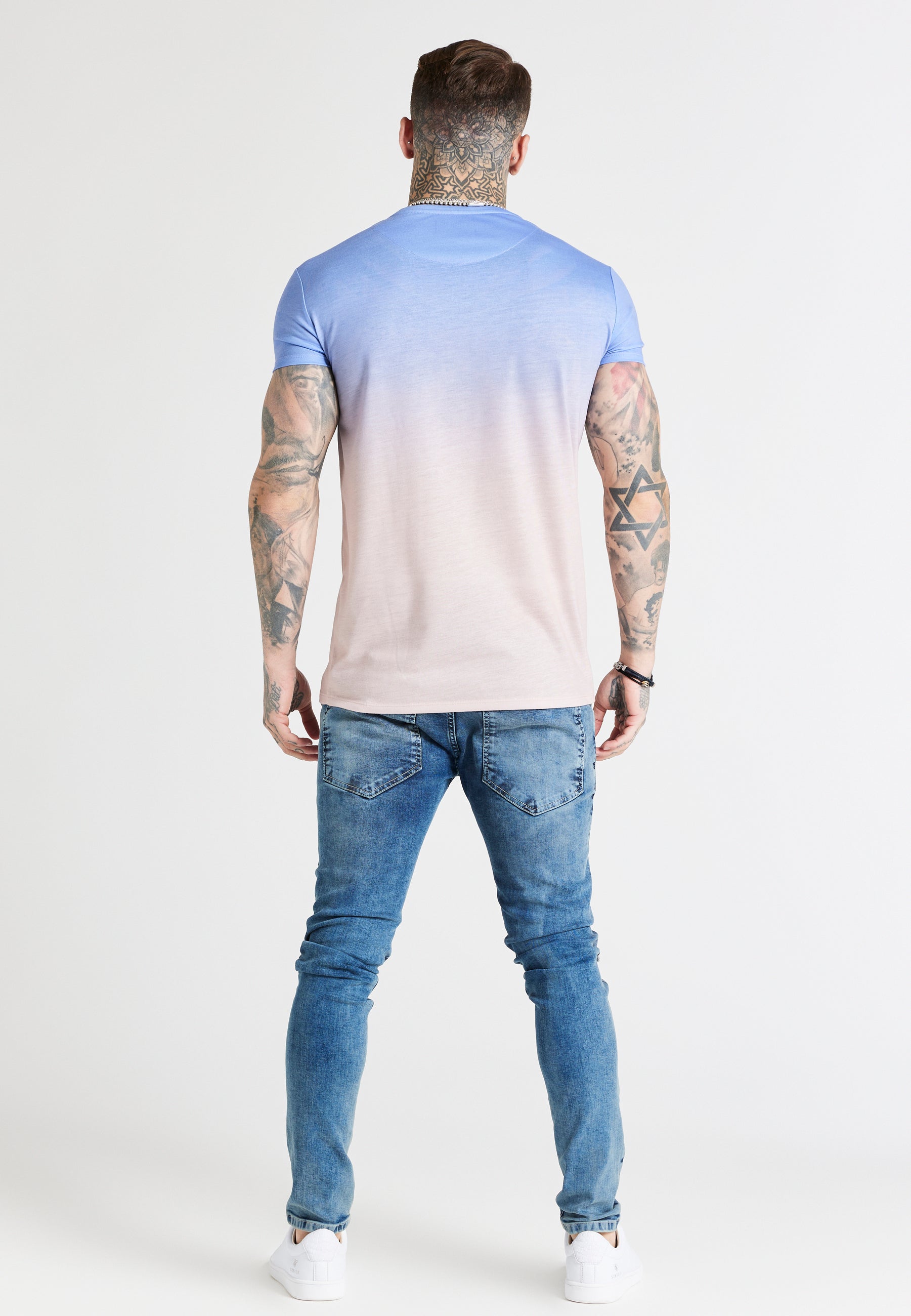 Load image into Gallery viewer, Purple Fade Muscle T-Shirt (5)