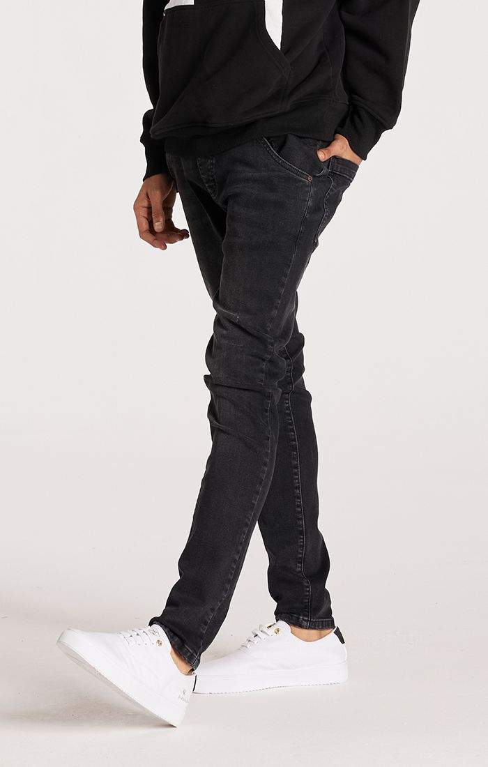 Black Washed Essential Slim Fit Jean (6)