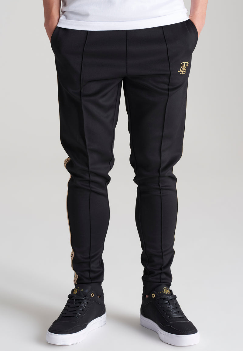 Boys Black Taped Pleated Pant (1)