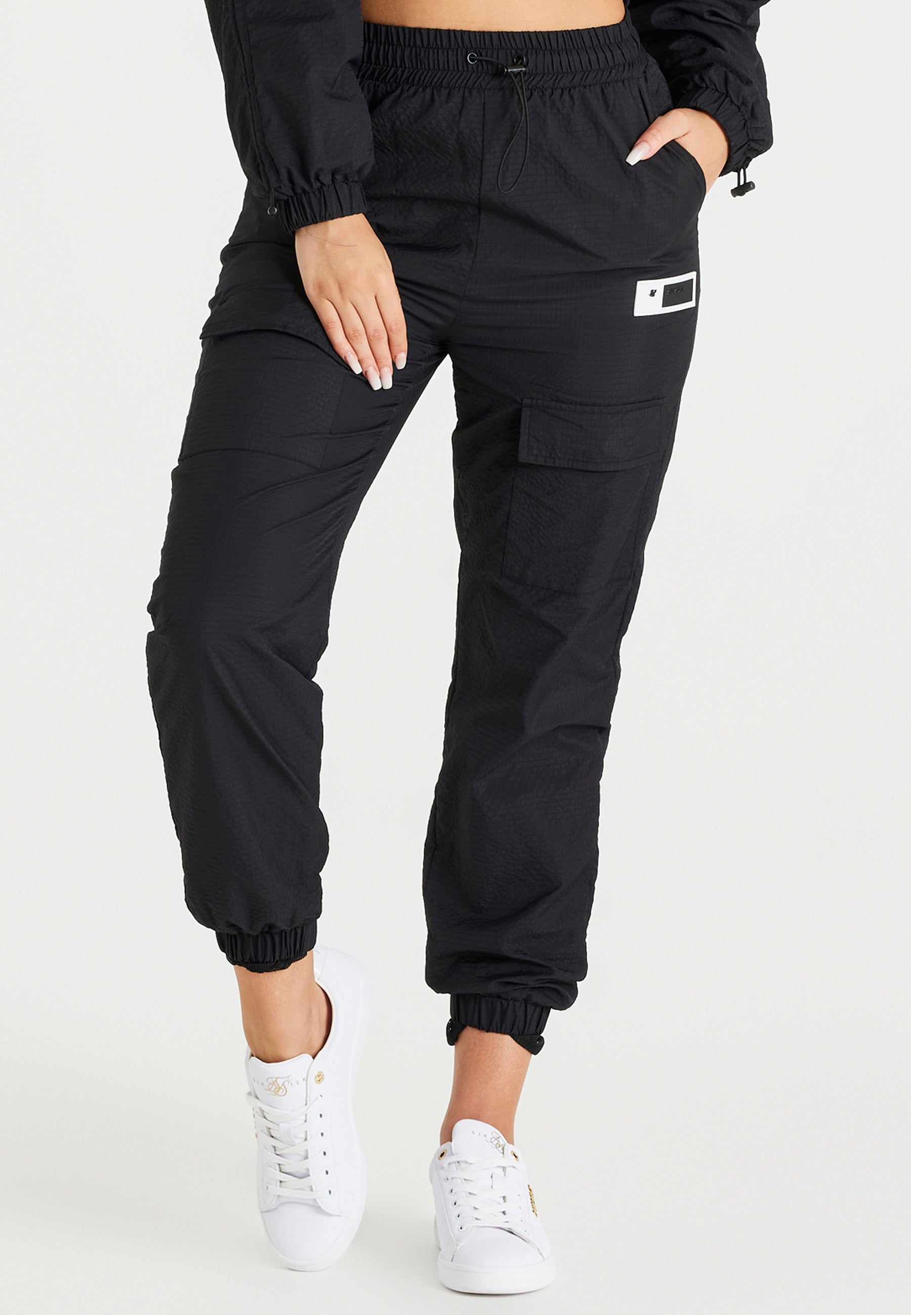 Load image into Gallery viewer, Black Rip Stop Cargo Pant (1)
