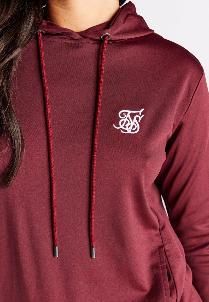 Burgundy Essential Overhead Hoodie (1)