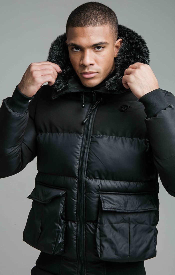 SikSilk Distance Jacket Black SikSilk NZ - Main Image